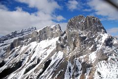 11 The Three Sisters - Faith Peak, Hope Peak and Charity Peak From Helicopter After Takeoff From Canmore To Mount Assiniboine In Winter.jpg